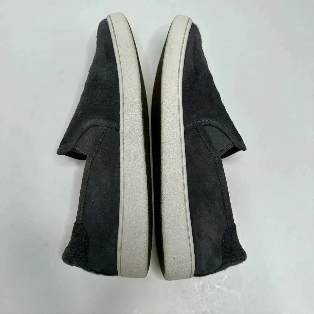 UGG Women's Gray Cas Suede Slip-On Sneakers Size 10